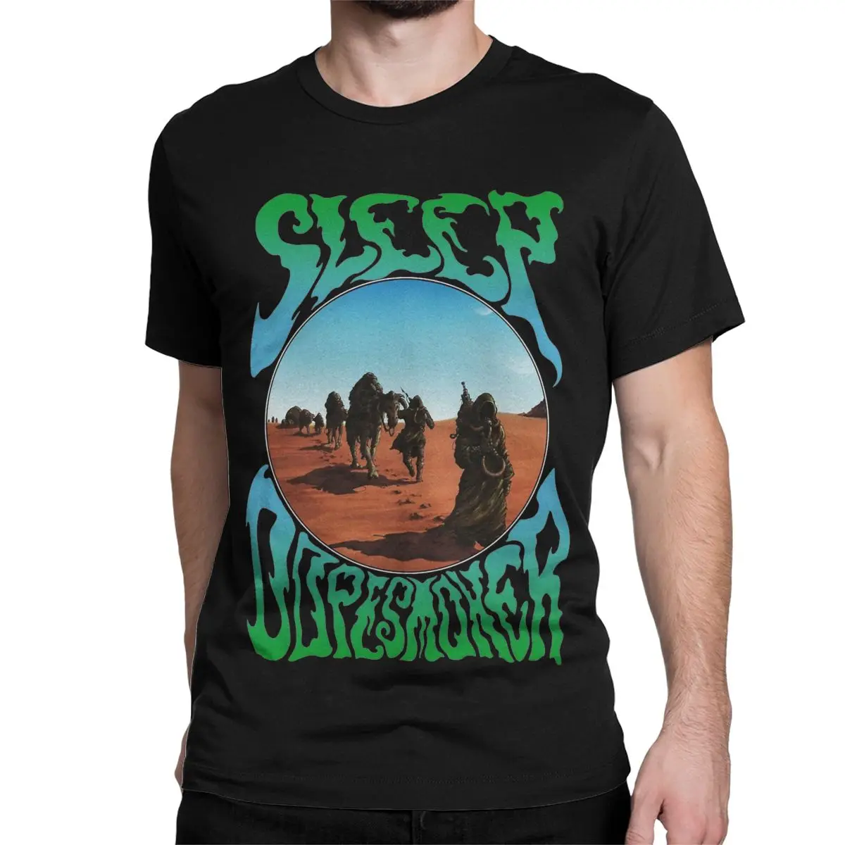 Vintage Death Metal Rock Band Sleep Dopesmoker T-Shirts for Men Women Sleep Stoner Pure Cotton Tee Shirt T Shirts Summer Clothes