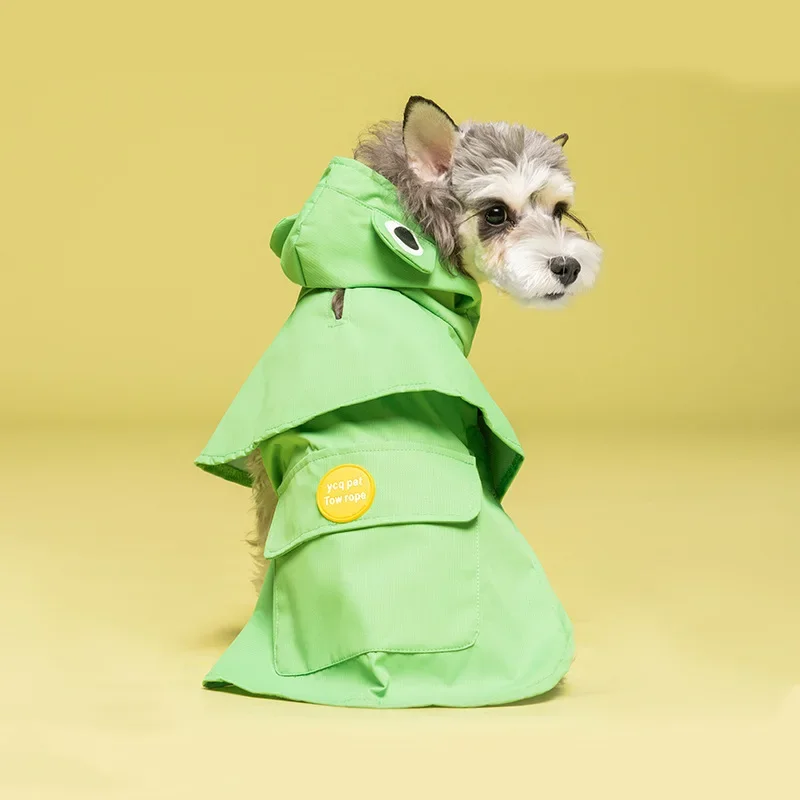 Dogs All-Inclusive Cape Raincoat Small Dogs 360 ° Waterproof Raincoat Windproof And Splashproof Fast-Drying Design