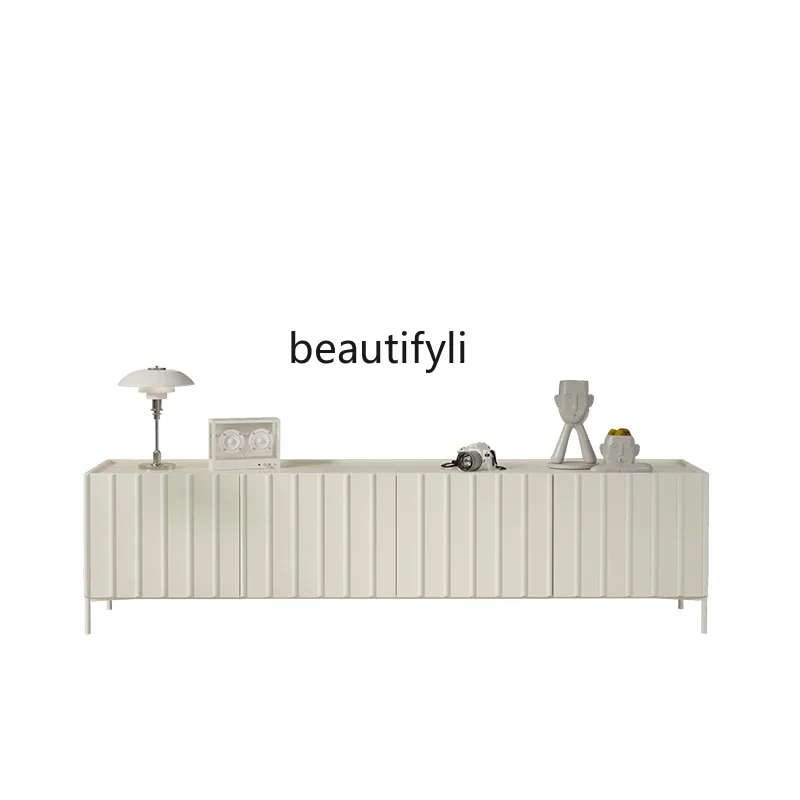 

S Customized TV Cabinet Modern Minimalist Nordic Light Luxury TV Cabinet Small Apartment Home Living Room Cabinet Italy
