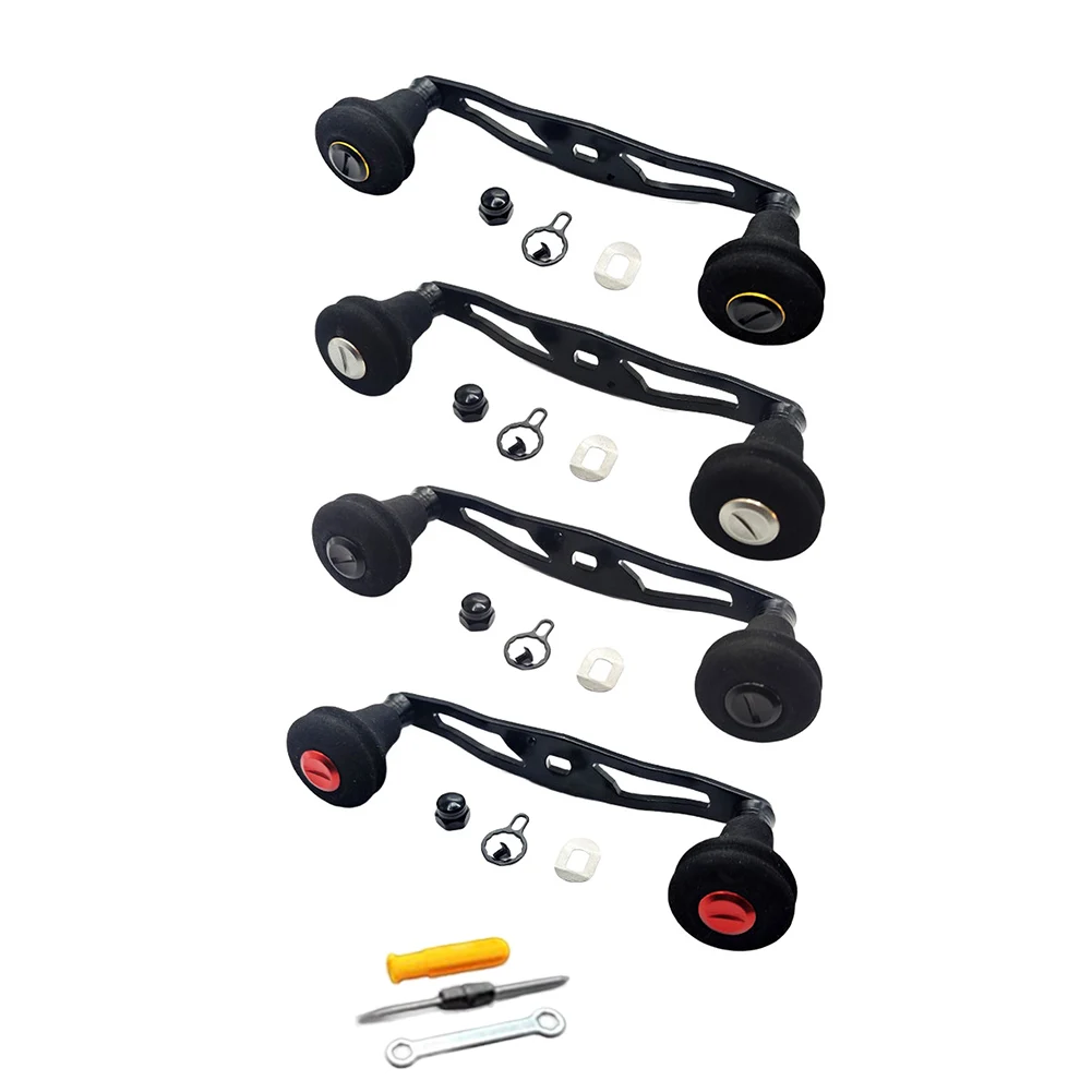 

Fishing Reel Parts Aluminum Rocker Handle - EVA Knob 2 Bearings 130mm Length With Complete Accessories