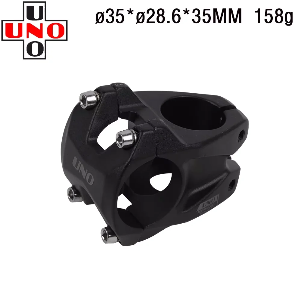 UNO Mountain Bike Downhill Stem 0 Degree Handelbar AM XC Cross country Bicycle Stems Length 35MM/45MM