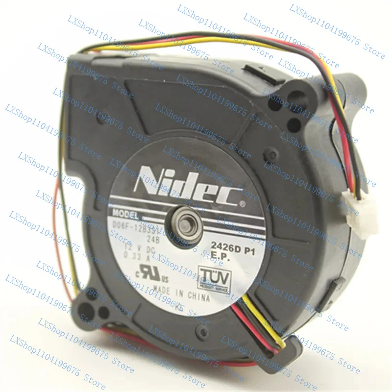 

Для Nidec D06F-12B3S1 DC 12 В 0,33 А 3,96 Вт 5500 об/мин 6 см 6025 60x60x25 мм охлаждающий вентилятор с двойным шарикоподшипником