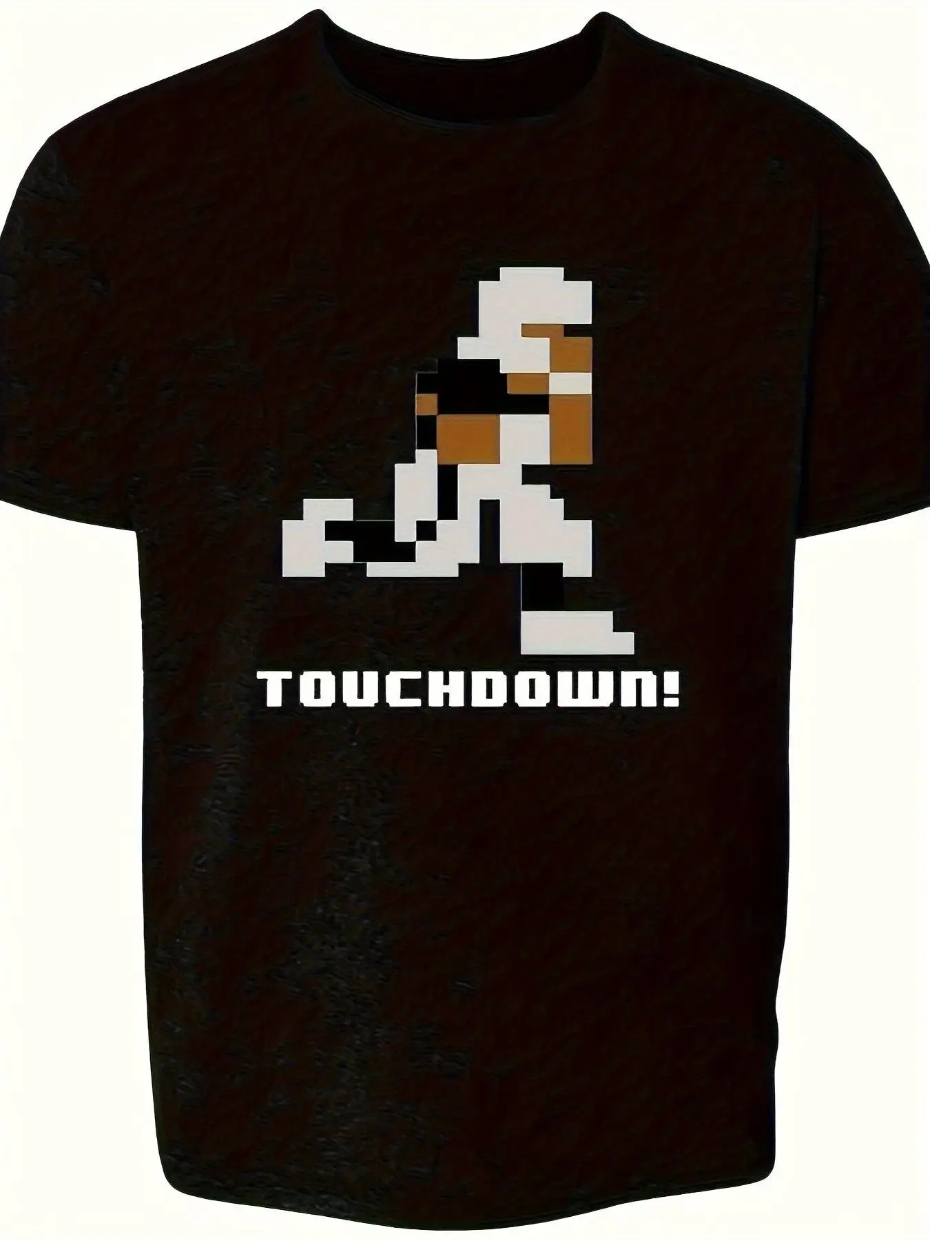 Retro 8-Bit Video Game T-Shirt - 80s Nostalgia Art Football Icon, Vintage Gaming Logo & Character Design,Casual Wear for Gamers & 80s Gaming Fans