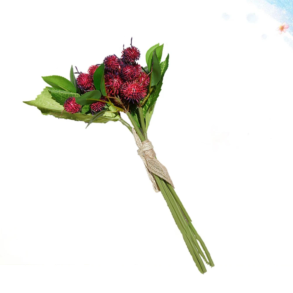 

Simulated Fruit Branches Artificial Chestnut Decoration for Christmas Tree Weddings Parties Bare Spots Wreaths Centerpieces