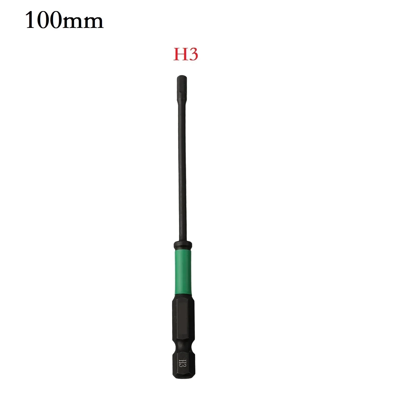 Broca de destornillador hexagonal de 1/4 pulgadas, taladro eléctrico de cambio rápido, 100mm de longitud, llave de cabeza hexagonal, juego de brocas, herramientas manuales