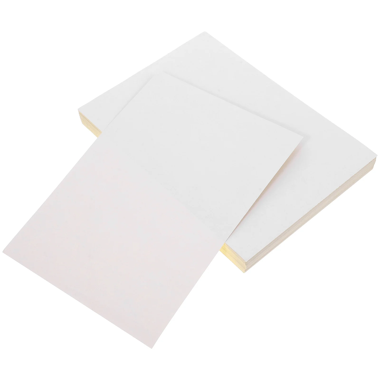 100 folhas de papel adesivo de vinil para impressão, papel multifuncional para impressora, folhas de etiquetas adesivas à prova d'água em branco para etiquetas de preço