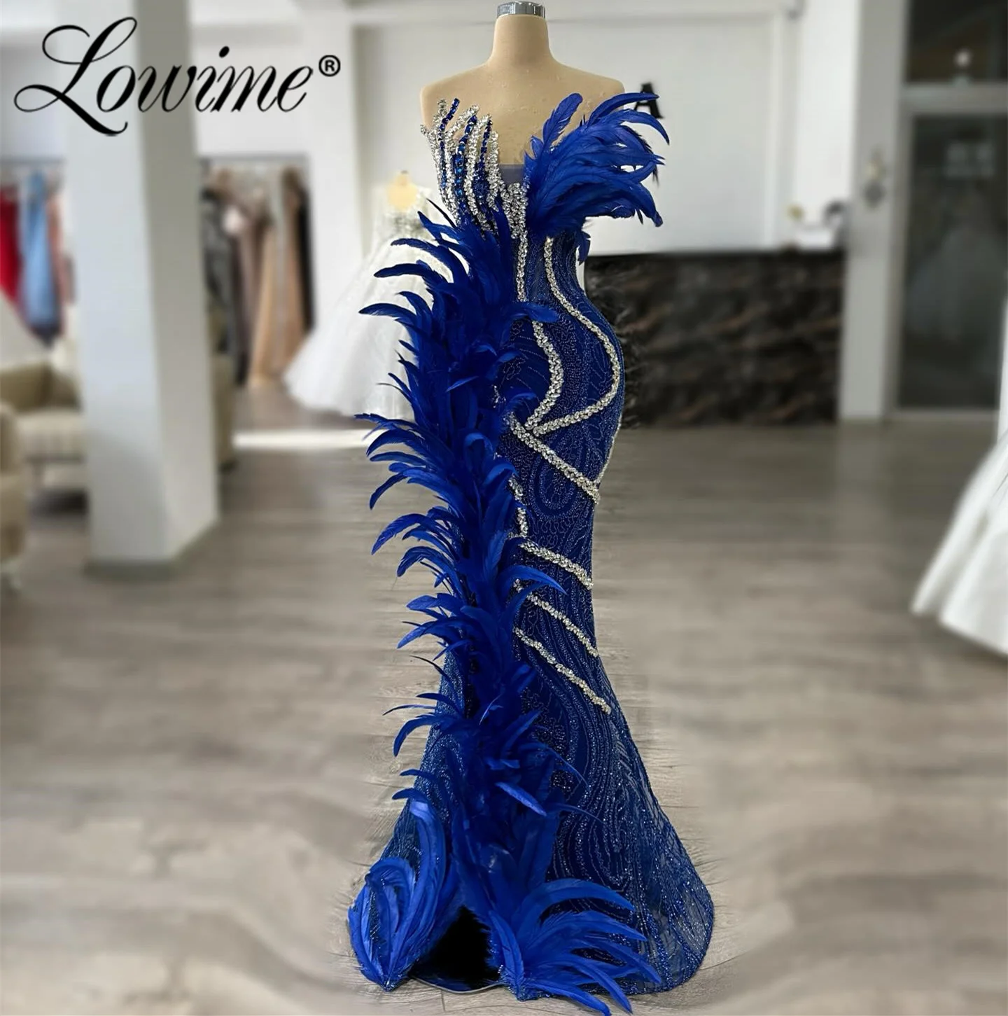 Royal Blue Feathers… - image