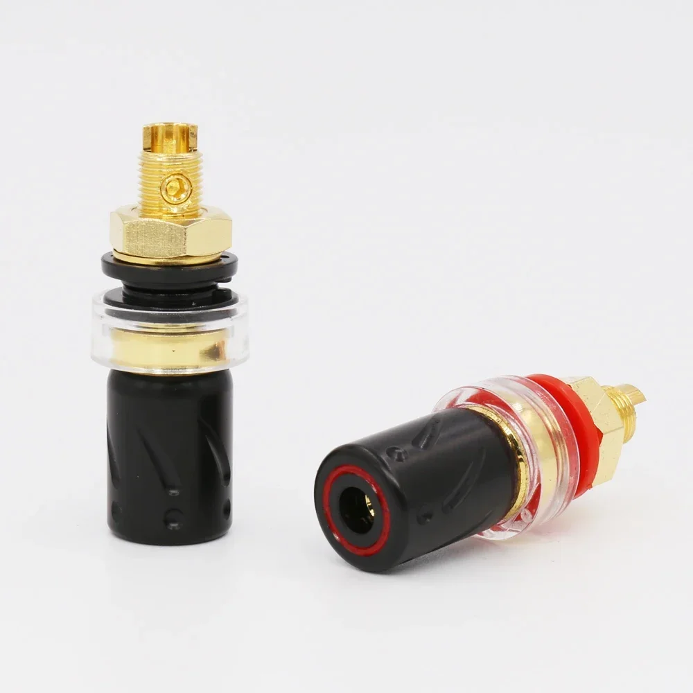 

Viborg BP603G Speaker Terminals High Quality Pure Copper Gold Plated Binding Post for HiFi Speaker Amp