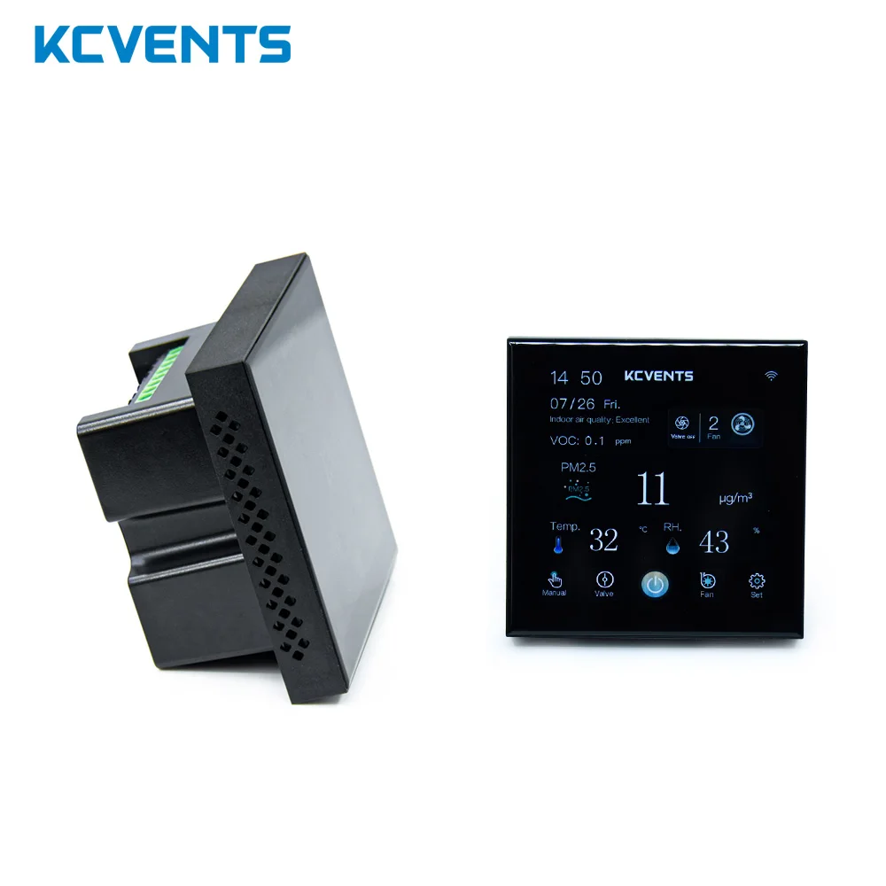 KCvents Smart G6-S Air Controller with Tuya: Real-Time Monitoring, Home Integration, and Enhanced Air Quality Management