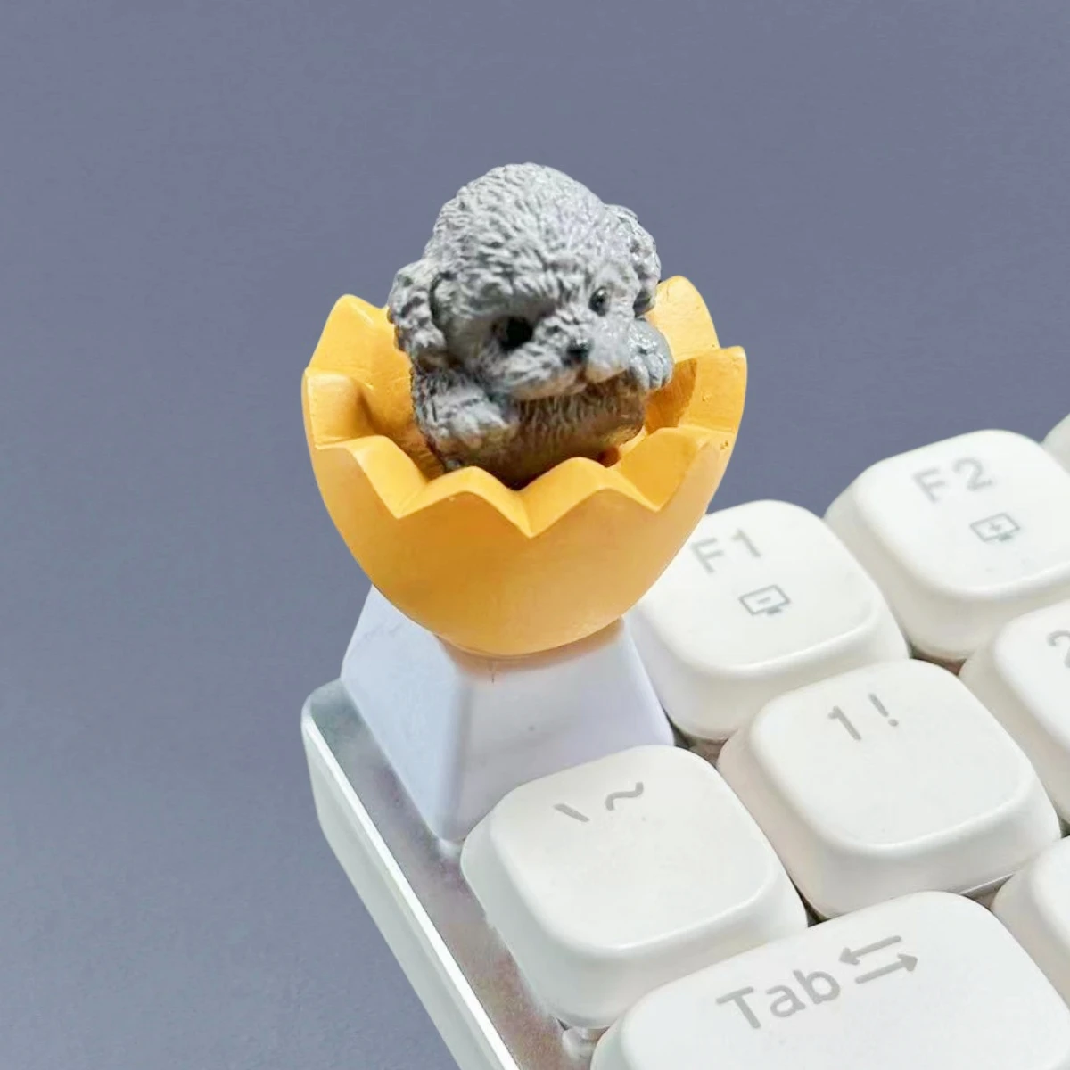 Cute Teddy Dog Cat Keycaps DIY Handmade Customized Cross Axis Mechanical Keyboard R4 Keycaps Personalized Creative Keycaps