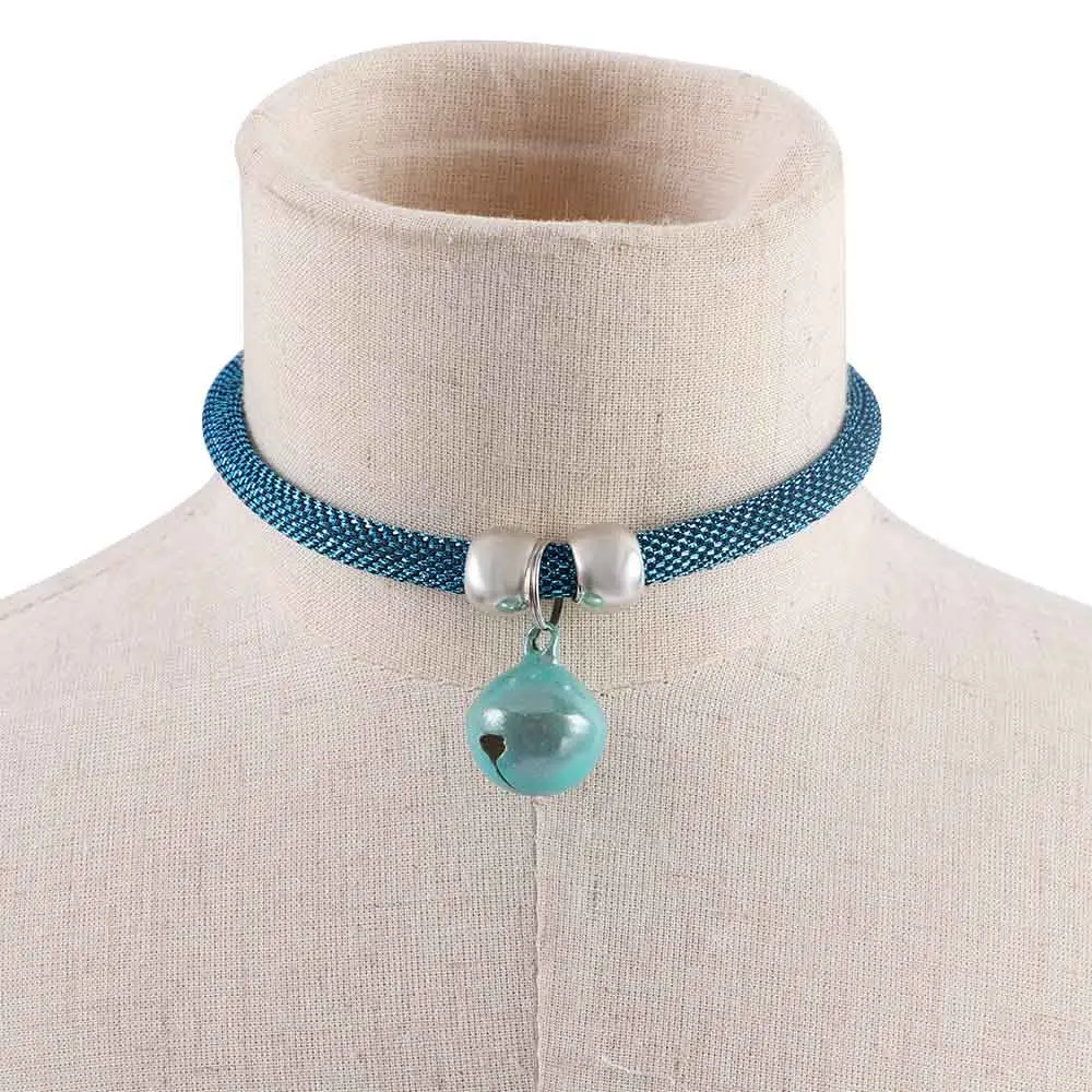 Lovely With Bell Extension Chain Adjustable Easy Wear Cat Necklace Pet Supplies Grooming Accessories Pet Collar