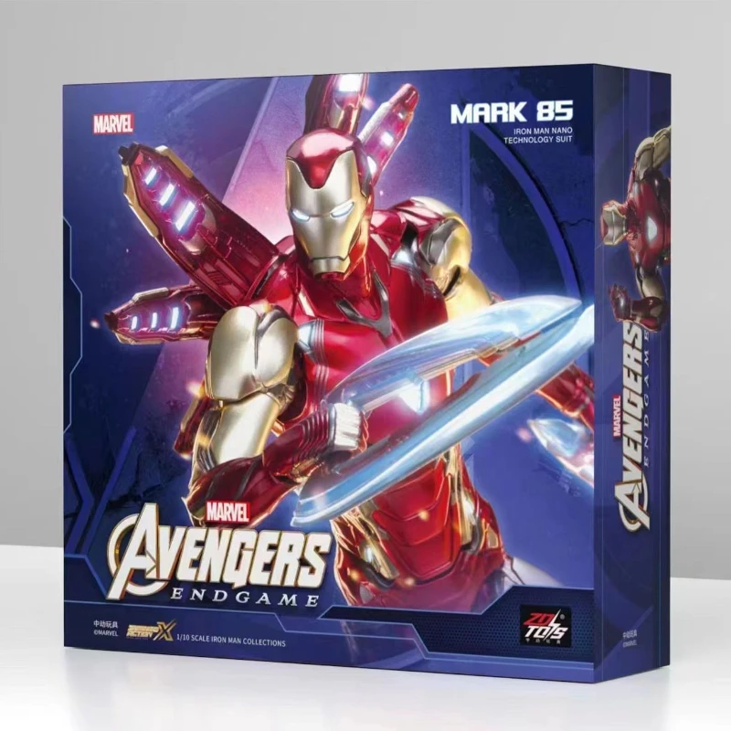 Zhongdong MK852.0 정품 10주년 기념 발광 버전, 나노 배틀 아머, 스틸 로봇 피규어, 이동식 조인트