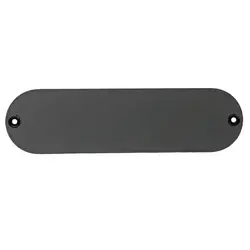 1x Electric Guitar Accessory Back Plate Cavity Switch Cover Back Cover Black