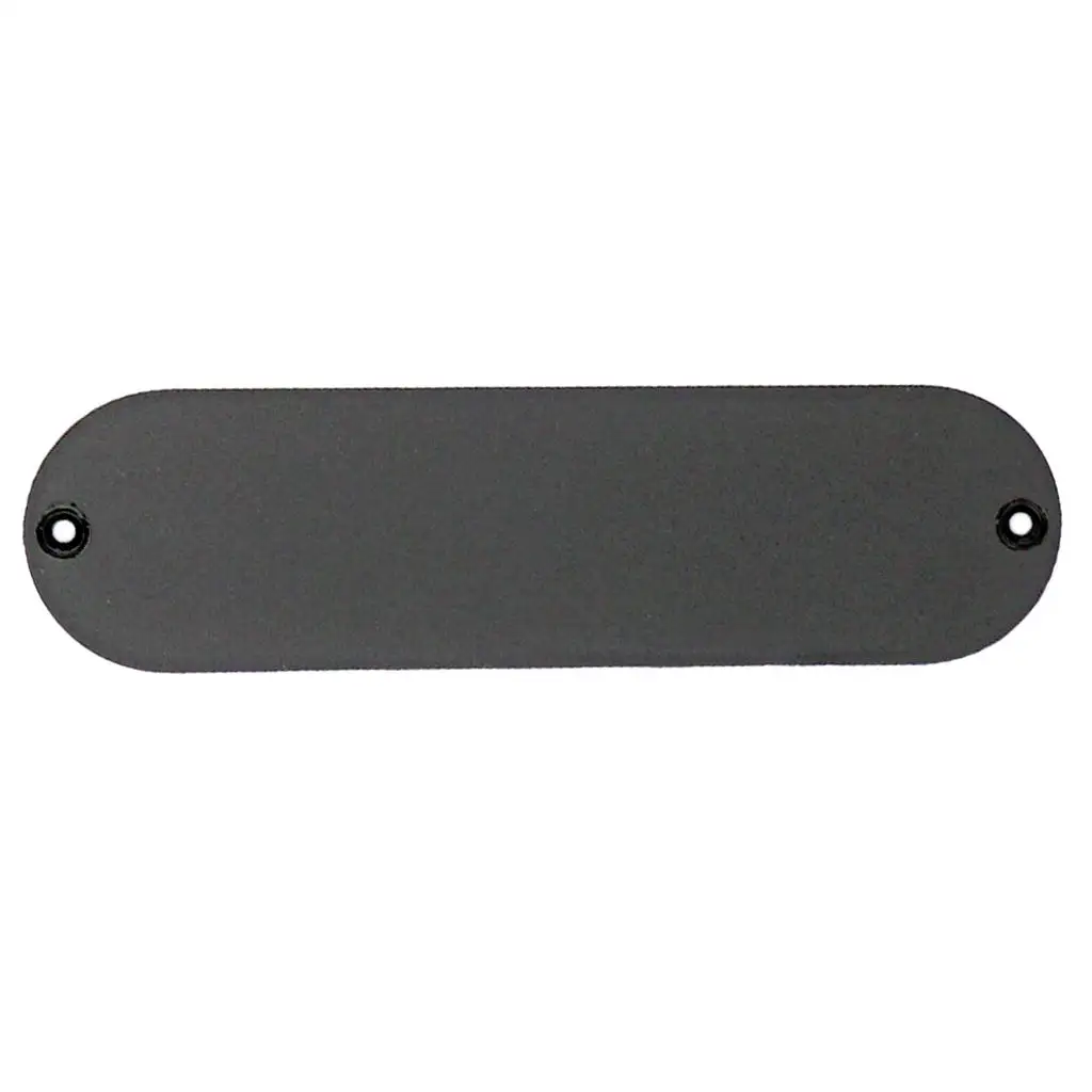 1x Electric Guitar Accessory Back Plate Cavity Switch Cover Back Cover Black