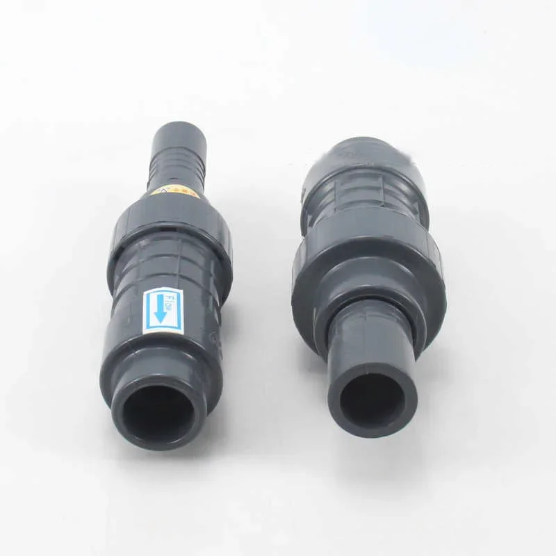 

UPVC Buffer Connector Quick Connector Plastic Pneumatic High Pressure Coupling DN15 DN20 DN25 DN40 DN50 Air Pump Compressor
