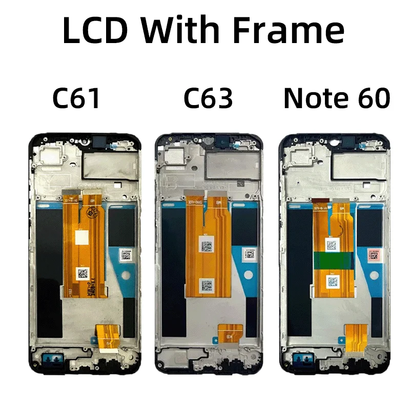 YHX-OU Display LCD 6.74” Per Realme C61/C63 4G E Note 60 2024 – Con Touch Screen E Utensili Inclusi - 6