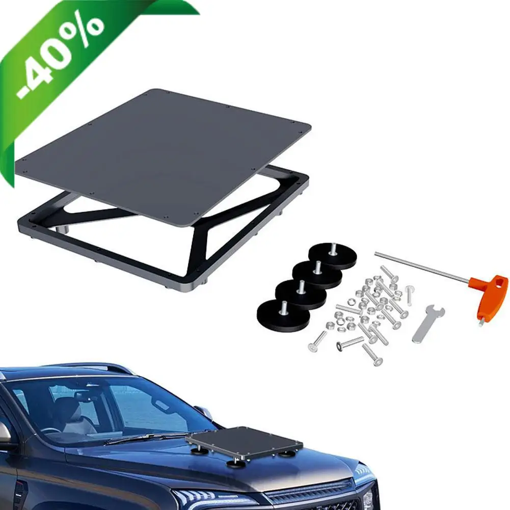 

for StarLink Mini Magnetic Car Mount Quick Release Flat Roof Mounting Kit Aluminum Alloy Portable Car Roof Mount