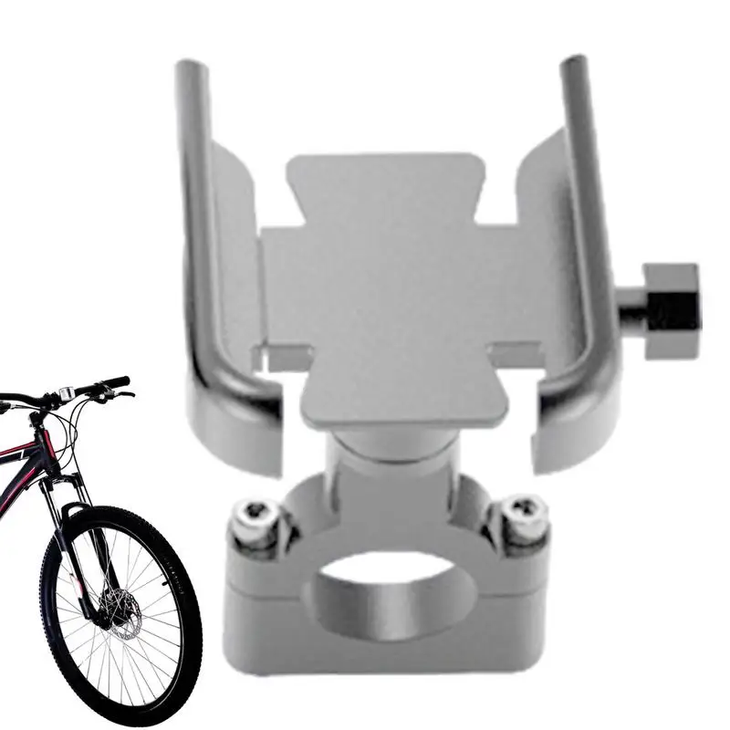 Bicycle Phone Holder Scooter Cell Phone Mount Anti-Slip Rotatable Phone Holder Motorcycle Shock-Proof Phone Mount Phone Support