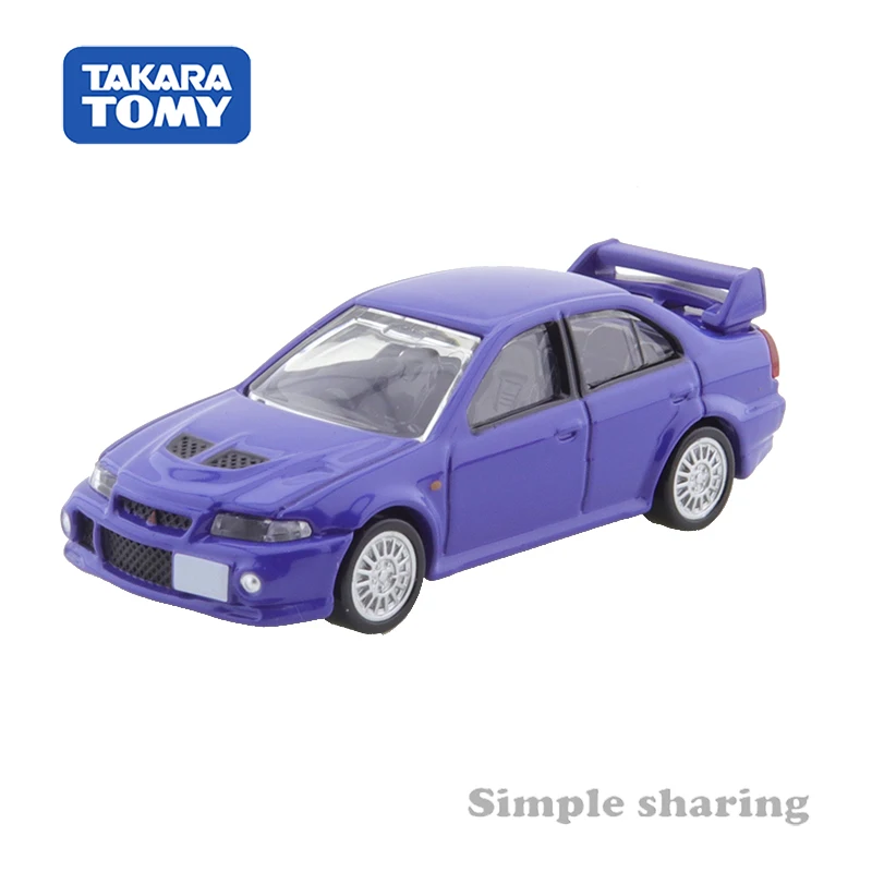 Takara Tomy Tomica Premium 13 Mitsubishi Lancer Evolution VI GSR 1/61 Car Model Replica Series Children Christmas Gifts Boy Toys