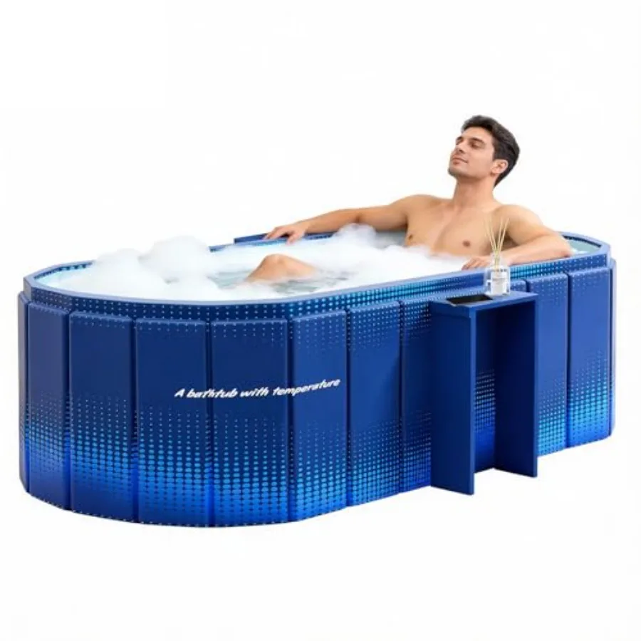 

Porble Foldable Batub FreandinBatub No Insllation Baroom SPA SoakinBa Tub Shower Sll Collsible Hot and Ice Ba Tub e wi Storage