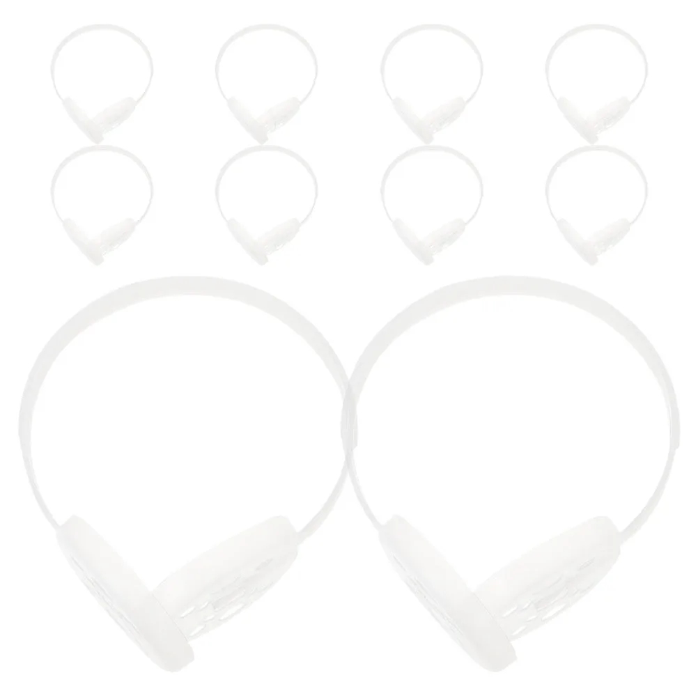 5 مجموعات من إطار غطاء الأذن الداخلي من البلاستيك DIY مستلزمات صناعة غطاء الأذن المستقر والأمان المناسب لحماية الأذن