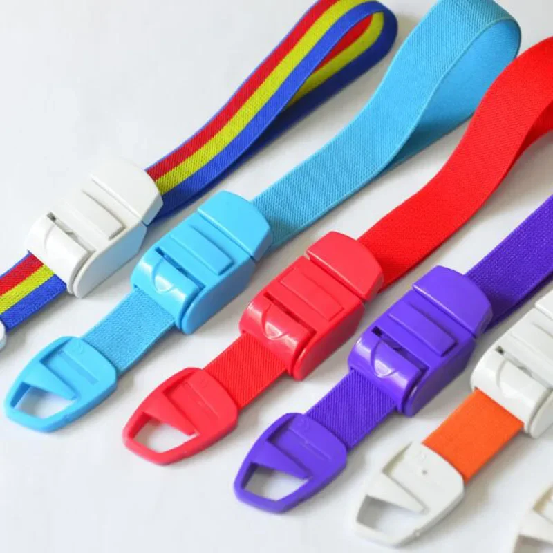 1pcs First Aid Colorful Buckle Paramedic Tourniquet Quick Release Buckle Outdoor Sport Emergency for Nurse General Use Gadget