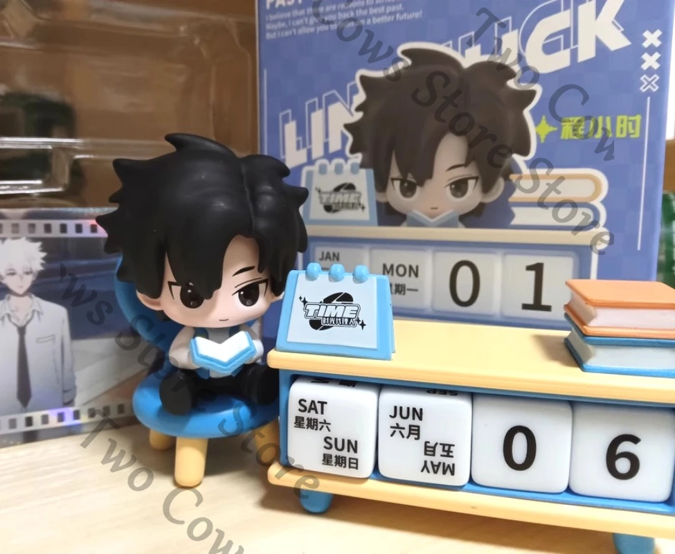 

Link Click Lucas Charles Anime PVC Doll Toys Garage Kits Figurine Model Maumet Perpetual Calendar Cosplay Cartoon Gift
