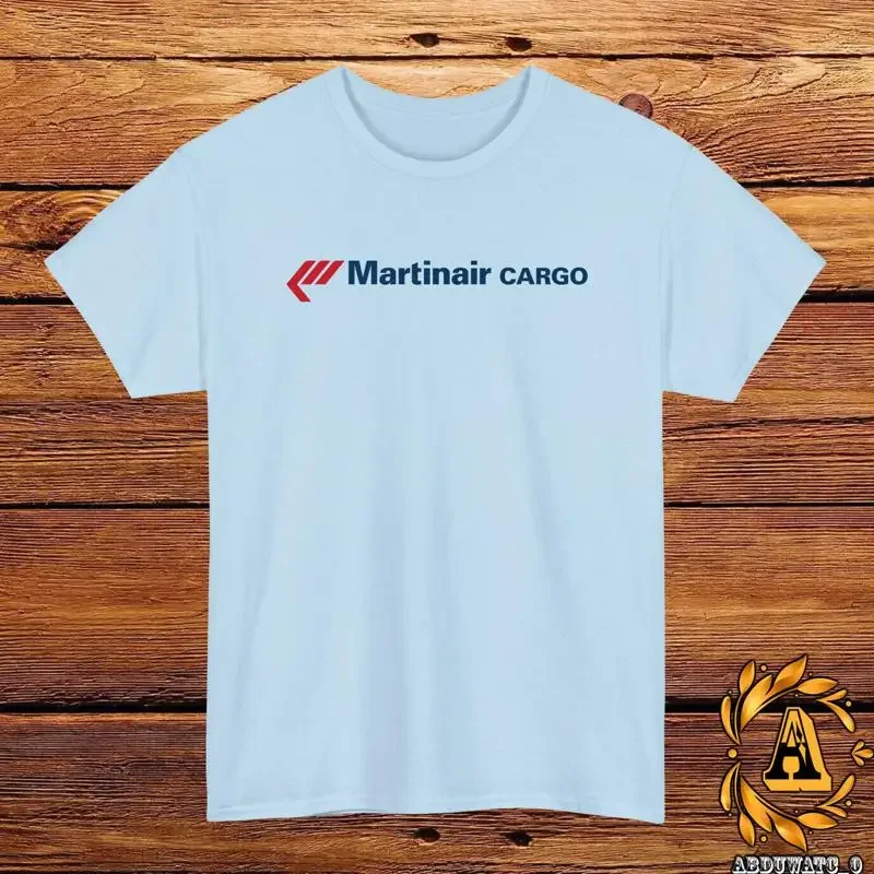 Martinair Cargo Airlines Logo T Shirt Black Grey White Navy Red Light Blue S 5XL