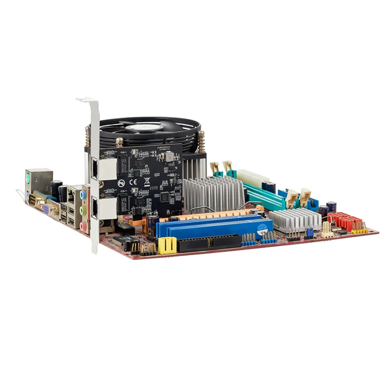 2.5Gb Network Card PCI Express Gigabit Network Adapter with 2 Ports 2500Mbps PCI-E Ethernet Card RJ45 LAN Controller Card for PC