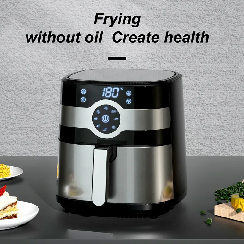 YYHC-high quality Digital LCD touch screen kitchen appliances smart air fryer made in China