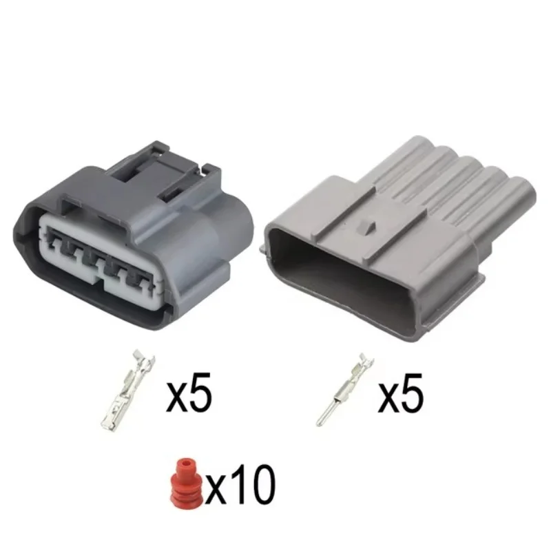 

1 sets 5 pin 6189-0848 grey female sealed automobile electric automotive coil igniter connector plug For Nissan DJM7052-2-21
