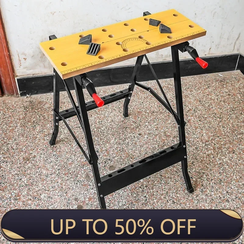 Folding Woodworking Table Multifunctional Hand Tools Saw Table Portable Small Woodworking Console Professional Carpenter Machine