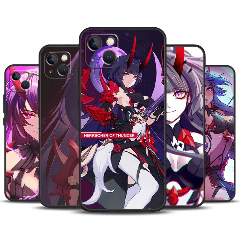 Herrscher of Thunder Honkai Impact 3 Case For iPhone 14 13 11 12 16 15 Pro Max 12 13 Mini X XR XS MAX 7 8 14 16 Plus Back Cover