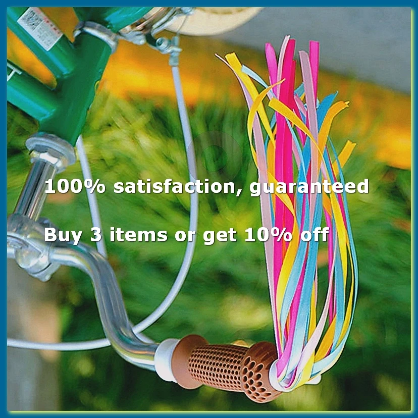 Colorful Bike Tassels Ribbon Fashion Bike Handlebar Streamers Funny Bicycles Ornaments for Kids Children
