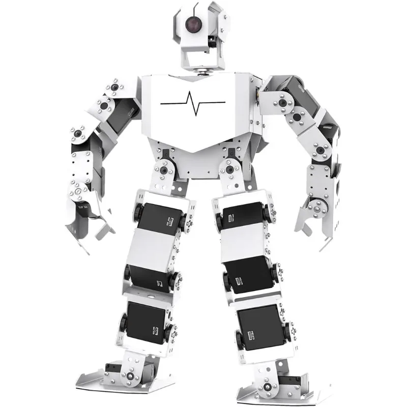 AI อัจฉริยะ Visual Humanoid หุ่นยนต์ขับเคลื่อนโดย Raspberry Pi 5 8GB,ชุดหุ่นยนต์ DIY สําหรับวัยรุ่นและผู้ใหญ่รองรับ App,Pyt