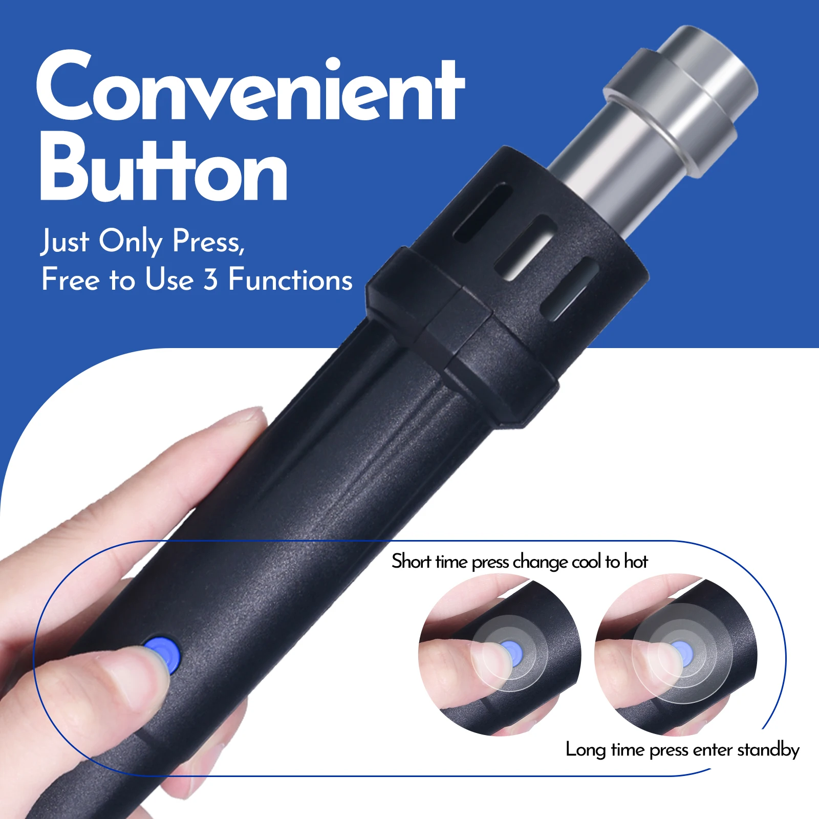 WEP 993DM-IV 납땜 스테이션 1000W 고출력 실험실용 열풍 리워크 스테이션, 24시간 작동 열풍기 블로워 타입