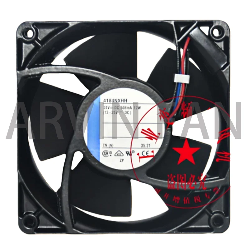 Совершенно новый 4184NXHH 24 В 12 Вт 120*120*38 высокотемпературный вентилятор 12038