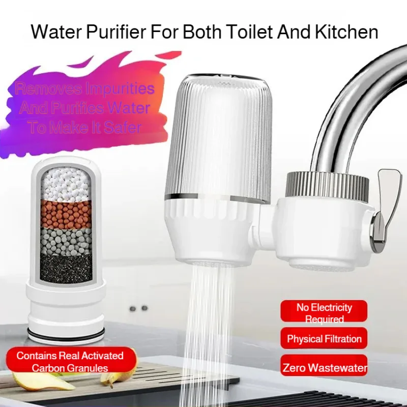 

Бытовой кухонный фильтр предварительного смесителя Нет необходимости для электрического керамического очистителя воды с активированным углем