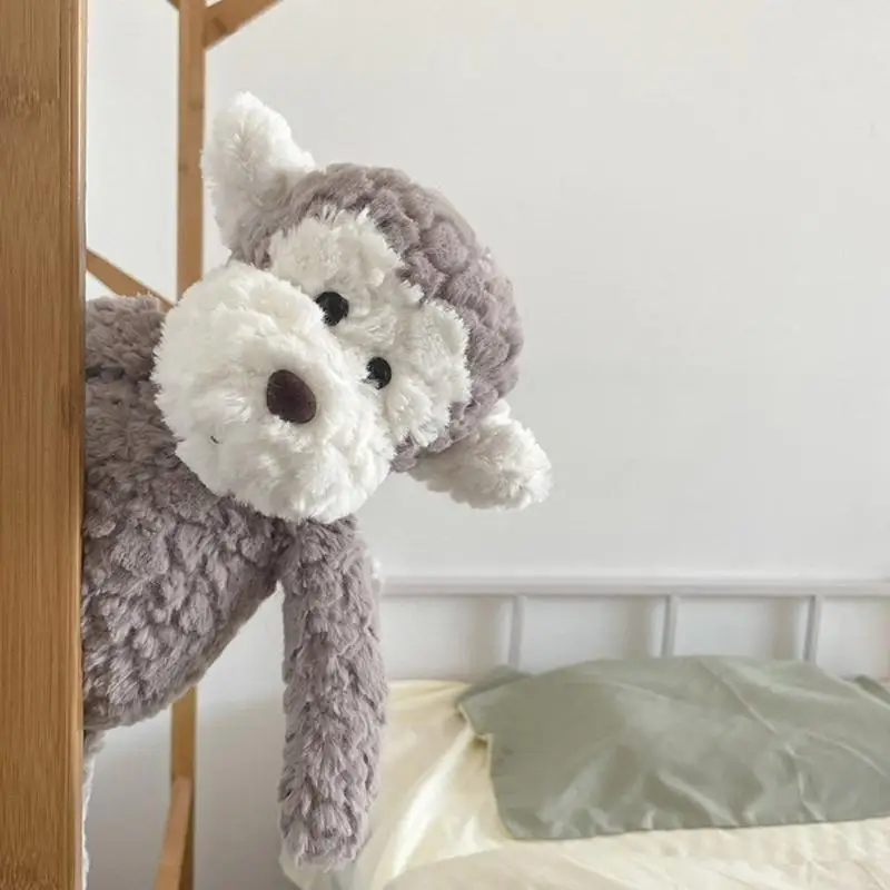 

Popular Monkey Plush Toy Soft PP Cotton Stuffed Animal Companion Cuddle Toy Doll for Kids Adult Home Office Decoration A2UB