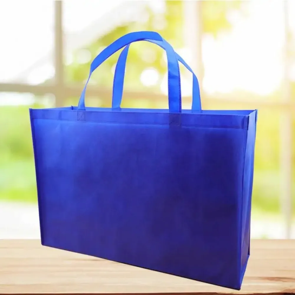 

Fashion Extra Large Non-Woven Fabric Bag Thickened 40*60cm Shoulder Bag Large Capacity Eco-Friendly Bag Daily