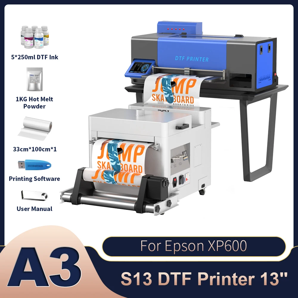 

Принтер A3 DTF для Epson XP600 Impressora A3 DTF Принтер A3 Direct to Film Transfer принтеры dtf для футболок всех тканей