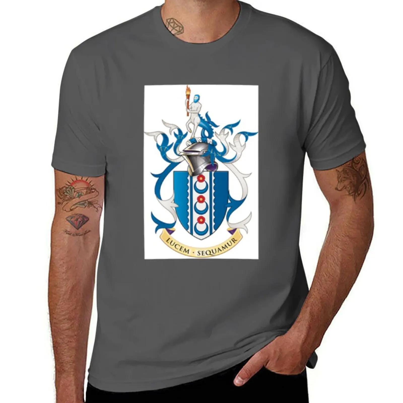 ポーツマス大学の紋章 Tシャツ カジュアルパターンプリント Tシャツ