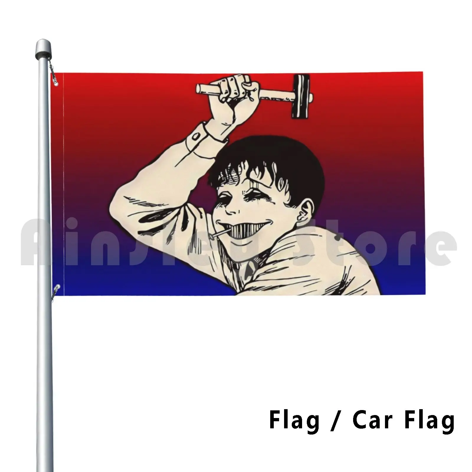 Flag Car Flag Junji Ito Collection-Souichi Tsujii Hat Junji Ito Collection Junji Ito Collection