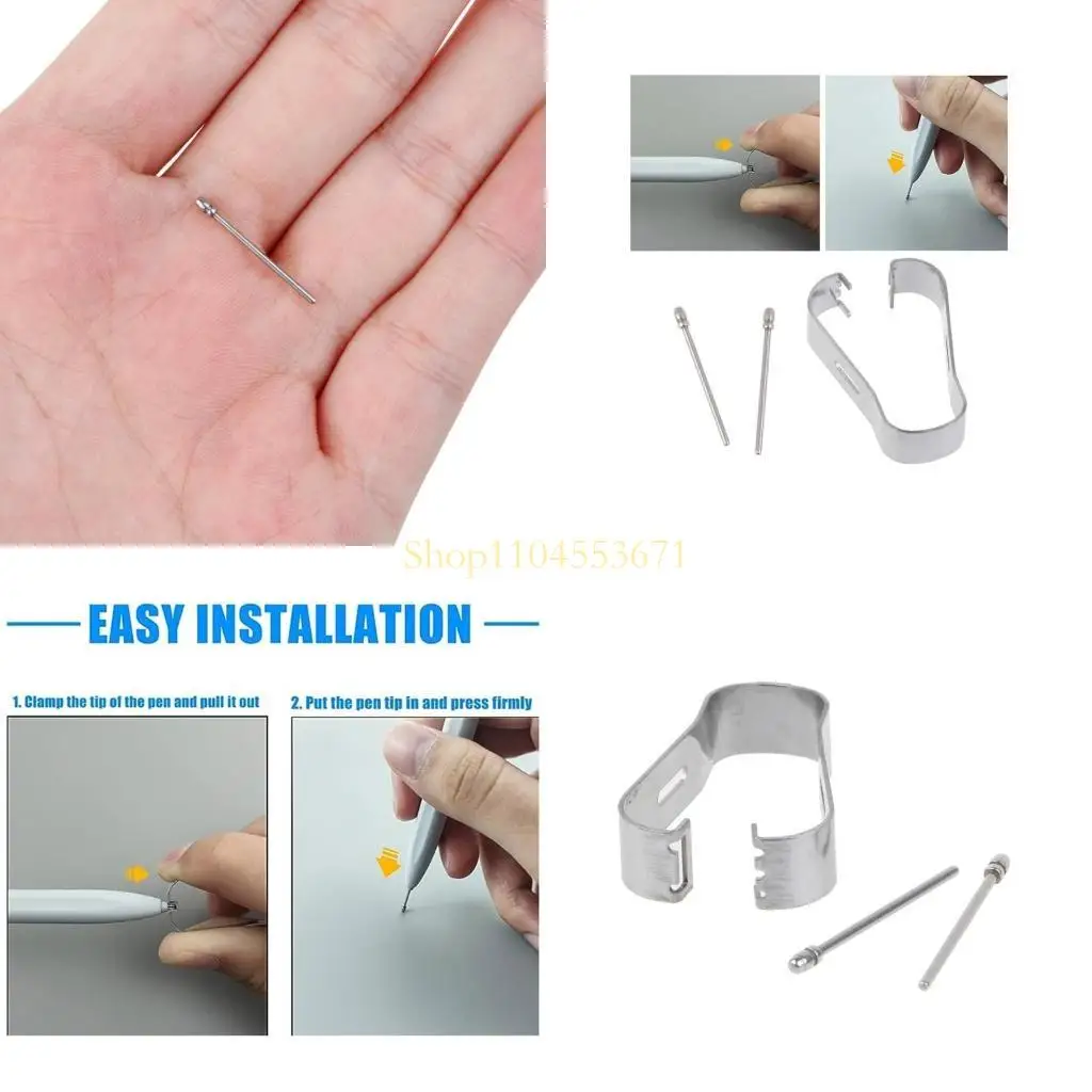 

Best Seller No Worn Out Titanium Alloy Maker Tips for BOOX Max Remarkable 2 Stylus Pen, Ballpoint Smooth Note Taking Fine Backup