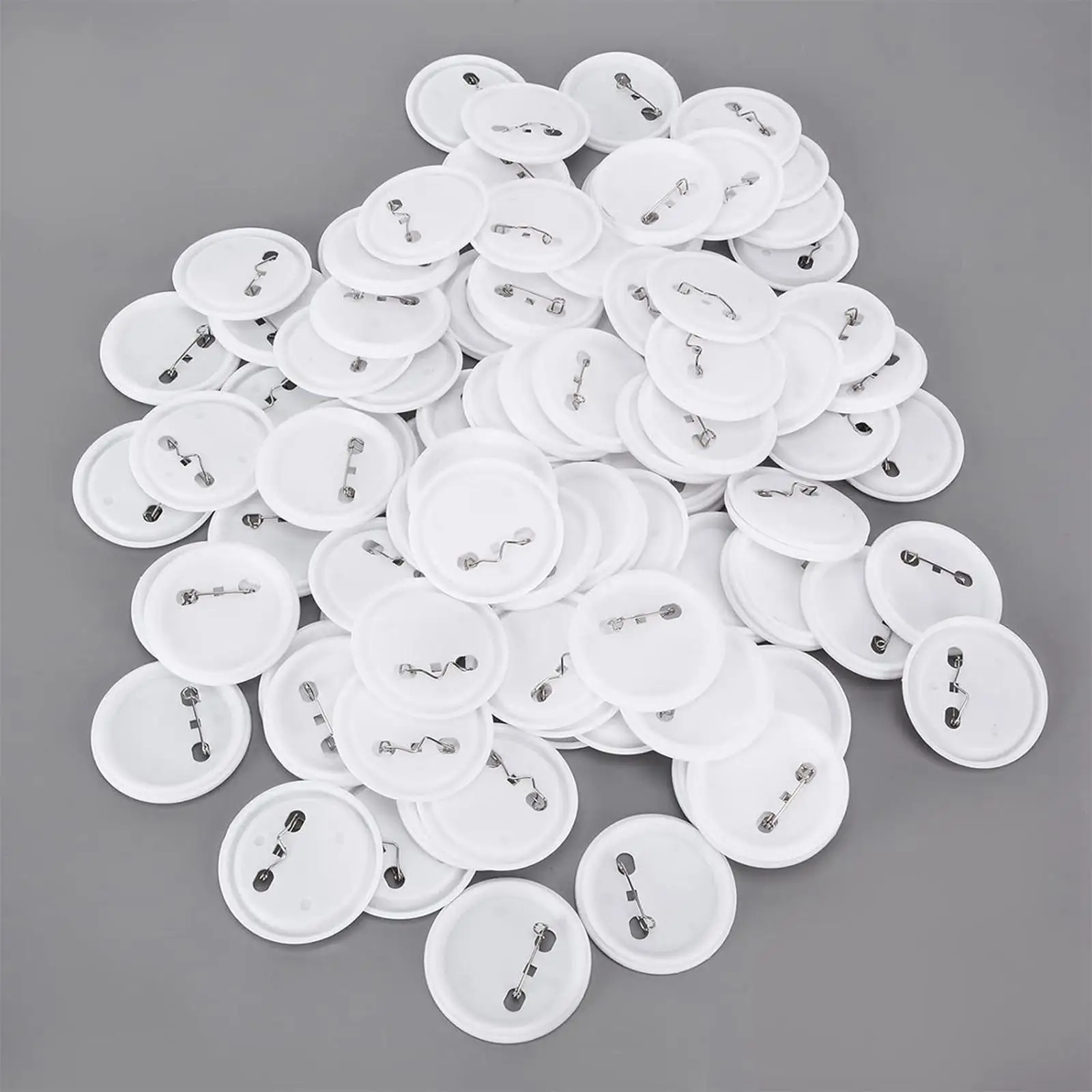 

100x Button Making Supplies Portable Souvenirs Round 58 mm Tinplate DIY Gifts