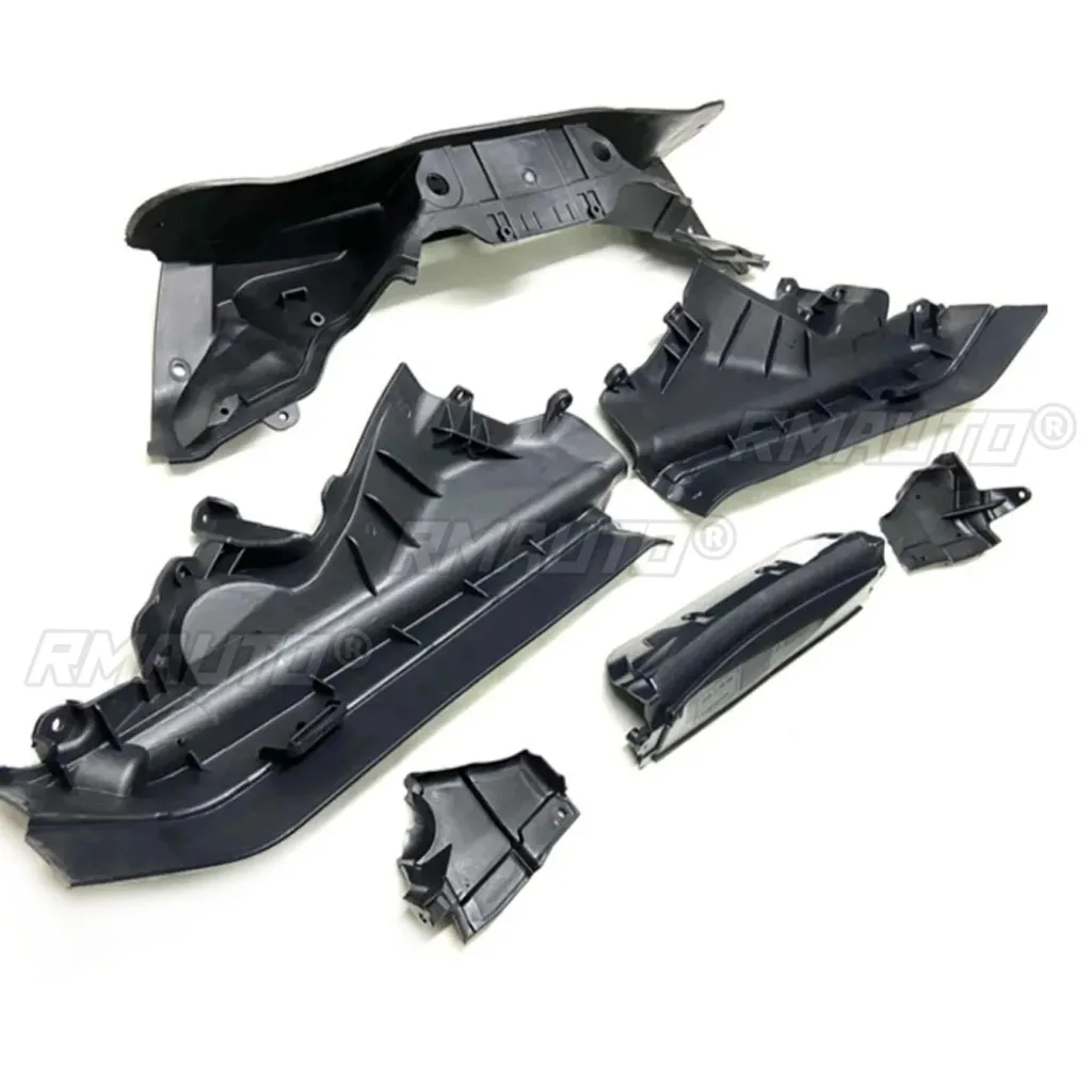 For BMW X5 X6 E70 E71 2007-2013 Heat Shield Firewall Compartment 1set Car Engine Upper Compartment Partition Panel Set