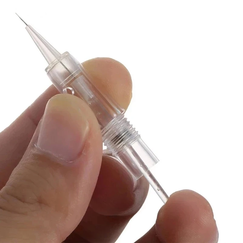 Agujas Micropigmentacion Pmu Cartridge Needle Dermograph Needle 1rl 0.30mm 3r for Charmant Dermografo Microblading Pmu Machine