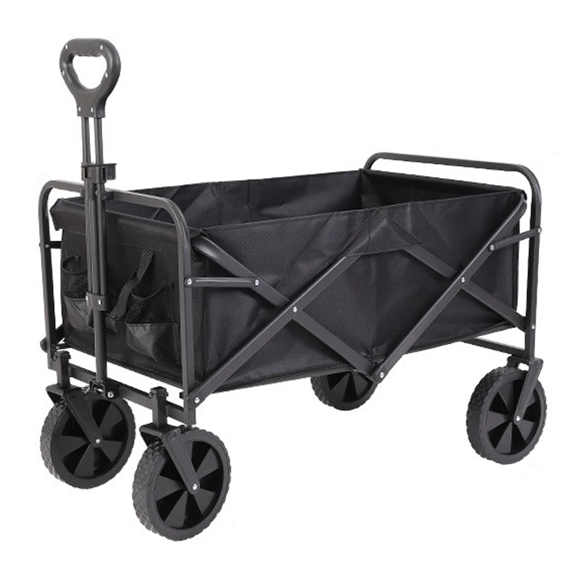 

Portable Outdoor Folding Camping Cart Durable Supermarket Shopping Wagon Customizable OEM Picnic Travel Companion Storage Tools