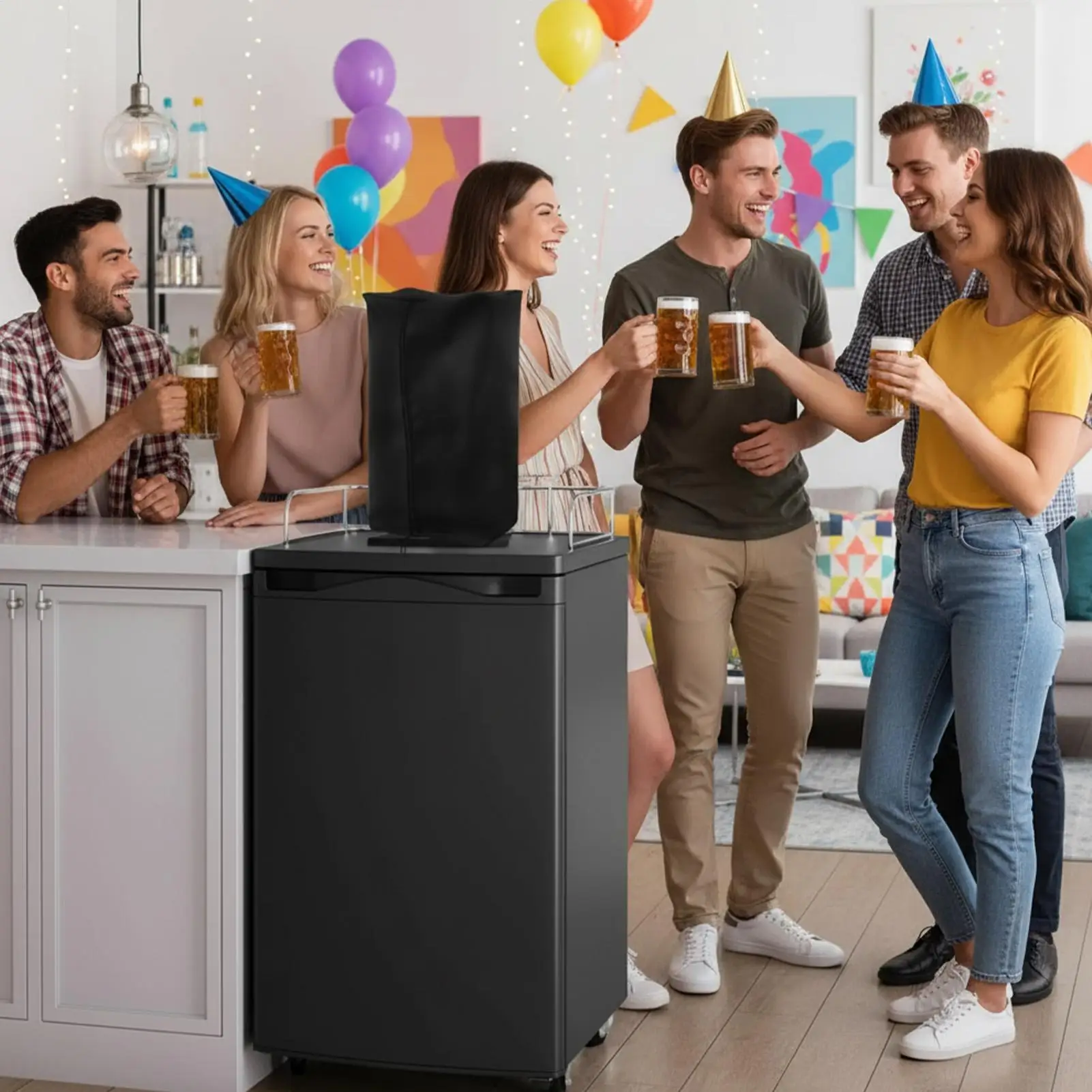 Beer Tower Cover UV-Resistant Weather Proof Protective Sleeve Beer Tap Tower Insulation Sleeve For Bar Picnic Bbq Yard Outdoor