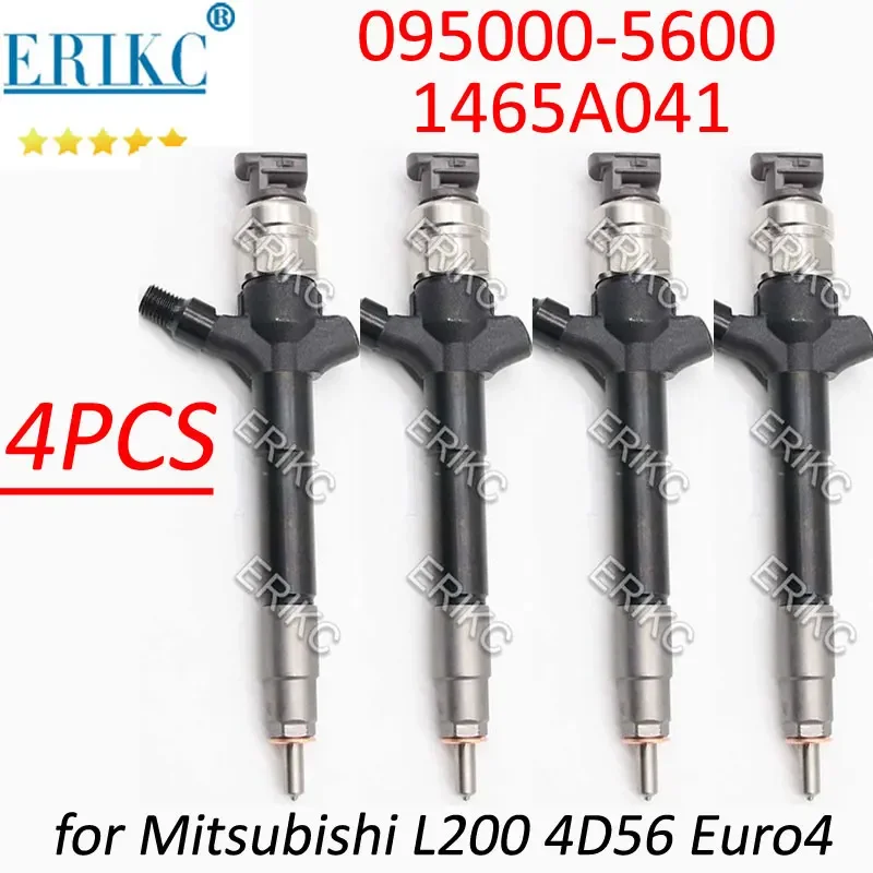 1465A041 095000-5600 Fuel Injector Set Nozzle 095000-5601 Common Rail Diesel Injection for DENSO Mitsubishi L200 4D56 Euro4